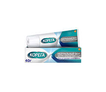 Корега Нейтральный вкус, крем для фиксации зубных протезов 40г