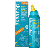 Аквалор Форте дуо душ/струя д/носа 150мл