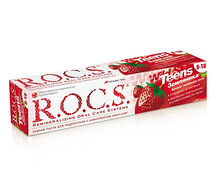 Зубная паста Рокс для школьников Земляника 74г