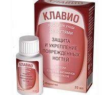 Клавио лосьон (д/защиты и укрепления поврежденных ногтей 20мл)