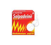 Солпадеин Фаст обезболивающее средство, таблетки растворимые №24