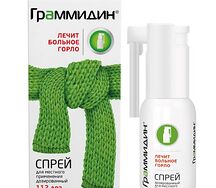 Граммидин спрей 0,06мг+0,1мг/доза 112доз