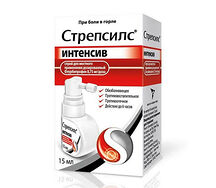 Стрепсилс интенсив спрей 8,75мг/доза 15мл (вишня+мята)