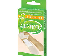 Лейкопластырь Люкспласт (стандарт неткан.19х72мм №20)