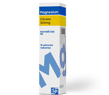 Магний 300 В6 SP таблетки шипучие №15