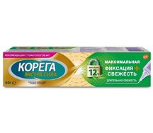 Корега крем Максимальная фиксация + Свежесть 40г