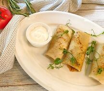 Блины с икрой
