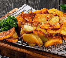Картофель жареный с грибами
