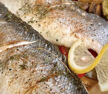 Речная форель жареная