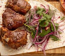 Шашлык из баранины (яблочко)