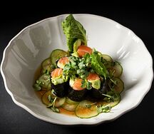 Ролл без риса лосось