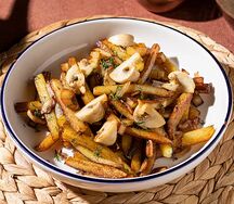 Жареная картошка с грибами