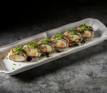 Горячий ролл лосось/креветка