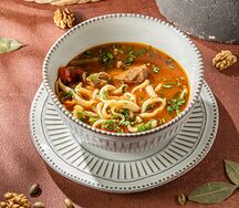 Лагман из баранины с домашней лапшой