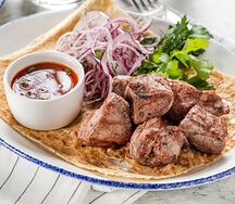 Шашлык из мякоти ягненка