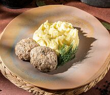 Котлеты домашние с пюре (на пару)