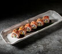 Ролл с лососем и тунцом