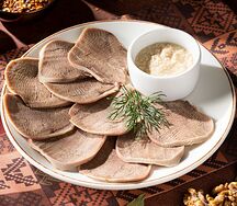 Говяжий язык с хреном