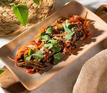 Маринованные баклажаны с перцем По-Корейски