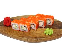 Калифорния с креветкой ролл