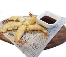 Королевские креветки темпура