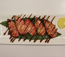 Мидии запеченные сырные