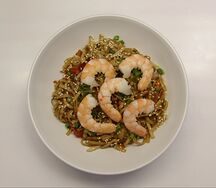 Удон с креветкой