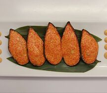 Мидии острые запеченные