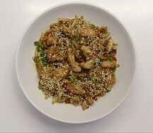 Удон с курицей