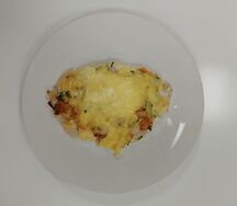 Отбивная куриная под кабачком (в понедельник)