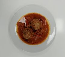 Тефтели мясные в томатном соусе (в понедельник)