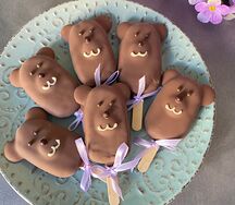 Набор кейк-попсов эскимо Мишки