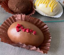 Пирожное картошка с начинкой малина