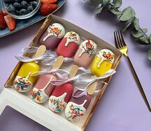 Набор ягодных чизкейков в белом шоколаде Мороженки