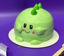 Бенто-тортик Мини-дино Зеленый