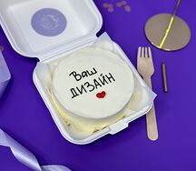 Бенто-торт Ваш дизайн и надпись 