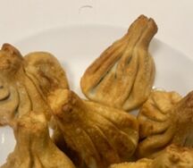Хинкали с говядиной жареные