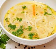Суп лапша куриная