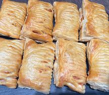 Слойка с ветчиной и сыром