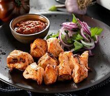 Шашлык из курицы филе
