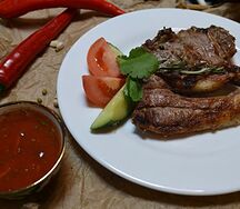Шашлык из корейки