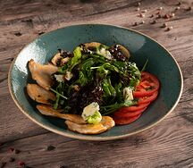 Салат с курицей и грибами халяль