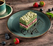 Фисташковое пирожное