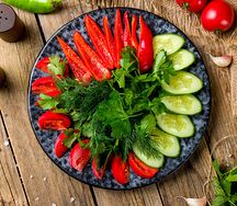 Овощная тарелка