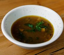 Суп из белых грибов