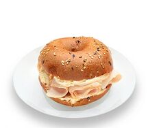 Бейгл с курицей