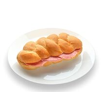 Плетенка с ветчиной