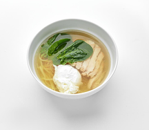 Куриный суп со шпинатом