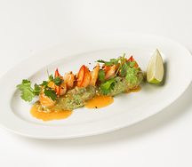 Креветки Чили с гуакамоле