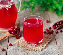 Морс клюквенный 0,3л